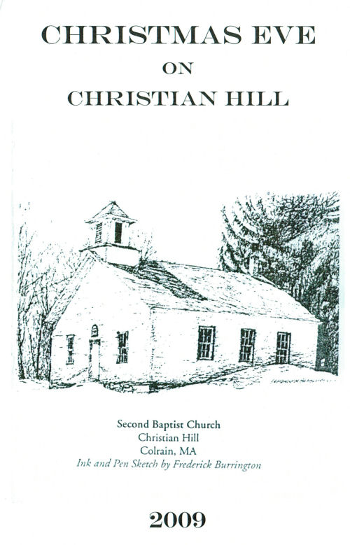 Program for Christmas Eve Service on Christian Hill 